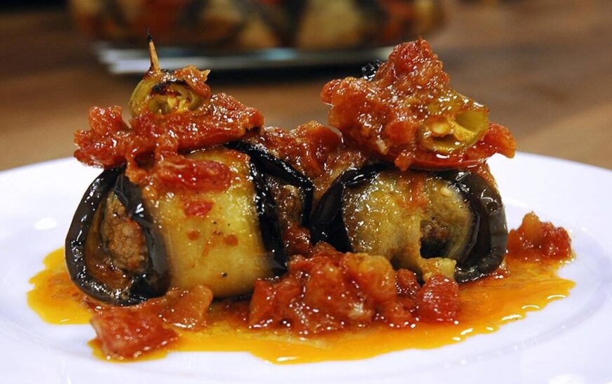 Kıymalı zerzevat şöleni: Kürdan kebabı