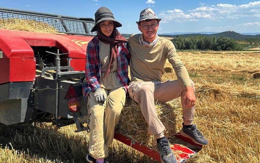 Kastamonu’da üniversite mezunu çift, köyde çiftçiliği seçti