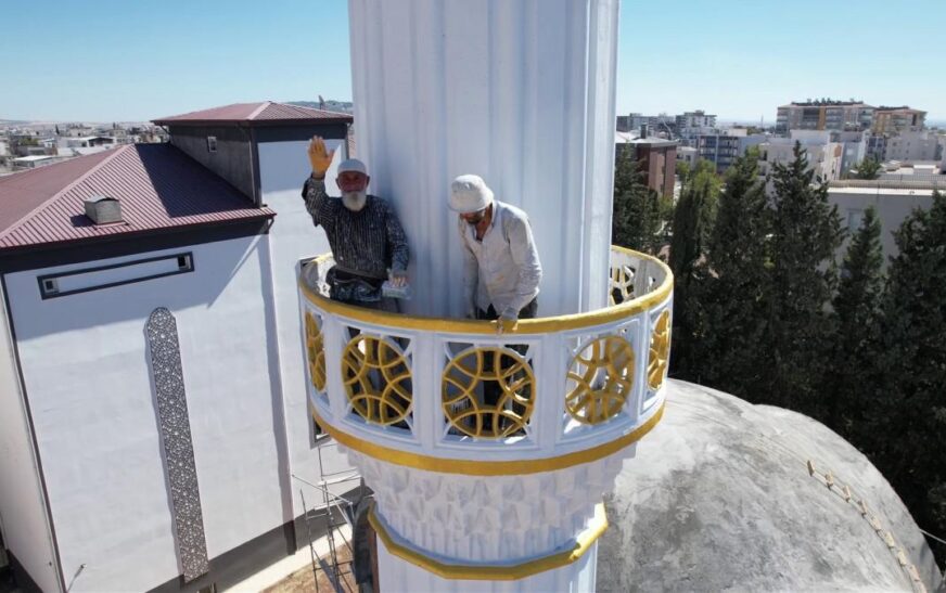 60 yaşındaki minare ustası Hasan Yazıcı, 80 ilde 172 minare yaptı